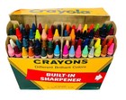 Crayola Crayons Box 64 Complete Unused 1980s Built In Sharpener Binney   Smith