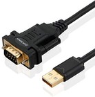 Usb To Rs232 Serial Adapter  Ftdi Chip  6ft Usb 2 0 To Db9 Cable For Windows   M