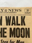 Men Walk On The Moon - 1969  Moon Landing New York Daily News - Entire Newspaper
