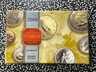 2000 Canada 7x Coin Specimen Set Lot b2318 With Case