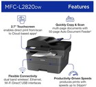   new Sealed    Brother Mfc-l2820dw Wireless Mono Aio Laser Printer scan copy fax