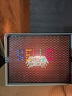 Vintage Lite Brite Hasbro 1967 Light Bright Original Pegs Peg Storage Box Tested