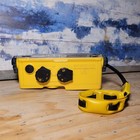 Minolta Weathermatic A 110 Film Yellow Underwater Camera Flash   Strap Untested