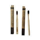Natural Bamboo Toothbrush - Soft Charcoal Activated Bristles