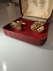 Vintage Gold Tone Cuff Links Made In England