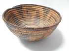 Antique Pima Indian Rare Women s   Child s Hat Basket - Maze Designs - C 1890s
