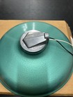 New Vintage Hammered Green Metal 14    Industrial Service Station Light Antique