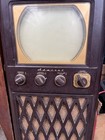 1940s Admiral Vintage Tube Television Model 20x1 Brown Cabinet Collectible