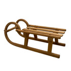 Vintage Wooden Sled Toboggan Snow Sledge Rustic Winter Cabin Decor