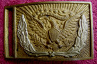 Civil War Non Excavated Federal Enlisted M1851 Regulation Belt Plate