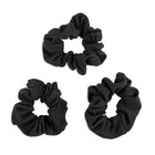 Scunci U Got This Original Scrunchie Interlock Hair Scrunchies  Black  3-pieces