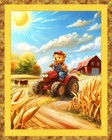 Tractor Teddy Fabric Baby Quilt Panel 36  X 45   Teddy Bear