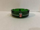 Vintage Beck s Beer Green Glass 4 Slot Ashtray With Logo And Crest 