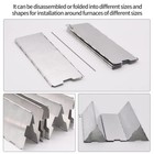 Camp Stove Windscreen Aluminum Folding Plates Camping Stove Wind Screen