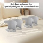 4 Pcs Heavy Duty Bed Sheet Corner Tightener Clips High-quality Durable Grippers