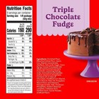 Betty Crocker Delights Triple Chocolate Fudge Cake Mix  13 25 Oz