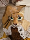 Katherine   s Collection Orange Tabby Cat Puppet Doll  no Strings  18    Ht
