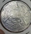 1895 Au Guatemala Un Peso Silver Coin  900 Incredible                     
