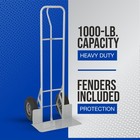 Strongway P-handle Hand Truck  1000-lb  Capacity  23 6in  X 23in  X 60in 