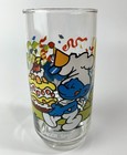 Vintage The Smurfs 1983 Peyo Collector s Promo Glass   Tumbler - Baker Smurf
