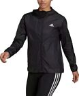 Adidas Women Size M Wind rdy Aeroready Hood Jacket Run Hiking Windbreaker Black