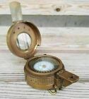 Pocket Compass Solid Brass British Military Prismatic Marine Compas Nautical Gft