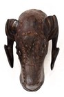 Baule Wooden Ram Mask Gbagba Cote D ivoire