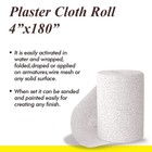 4 Pack 4   X180   Plaster Cloth Gauze Bandages Rolls  500gsm Plaster Strip