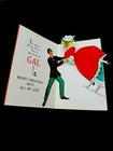 1 Vtg Hallmark Pop Out Xmas Greeting Card Loving Husband Adoring His One   Only