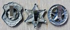 Lot Of 3 Novelty Badges  us Marshal  Marshal   Deputy Marshal  Made By Imperial 
