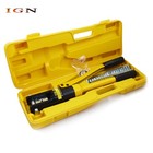 16ton    11 Dies Hydraulic Wire Crimper Crimping Tool Battery Cable Lug Terminal
