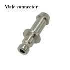 Metal Nibp Cuff Connector Blood Pressure Hose Quick Male female Bayonet Socket
