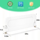 Folding Bed Rail For Toddlers baby Bed Rail Guard With Reinforced Anchor Safe   