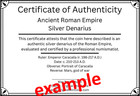 Certificate Of Authenticity Add-on  originalskincoins 