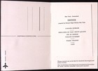 1978 Swissair New York To Switzerland Dinner Menu With Detachable Postcard
