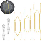 Decorative Plate Hangers Wall Display 6 8 10 Inch Set With Invisible Wire Heavy