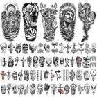 77 Sheets Christian Temporary Tattoo Adult Men Women Kids Religious Jesus Cross 
