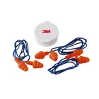 3m Corded Reusable Earplugs  90716h3-dc  3 Pairs With Case Per Pack