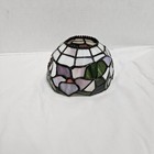Small Tiffany Style Multicolor Stained Glass Light Lamp Shade 