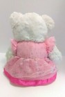 Dan Dee 2017 Snowflake Christmas Teddy Bear 20    Girl White Wearing Pink Dress