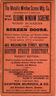 Boston Lead Mfg Co Pure White Lead Sheet Lead Lead Pipe 1894 Boston Almanac Ad