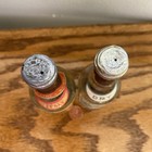 Lot Of 2 Vtg Mini Bottles Martini   Rossi Vermouth   Dry  Italy W Wi 1930s Stamp