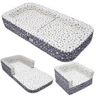 Toddler Travel Bed   Sofa  Portable Foldable Kids Play Mat 3-in-1  Star Print