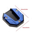 Universal Motorcycle Kickstand Extender Foot Side Stand Extension Pad Plate
