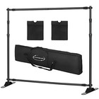 Backdrop Stand  Heavy Duty Banner Stand Adjustable Trade Show Display Showmaven