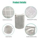 Large Foldable Storage Laundry Hamper Dirty Clothes Basket Wash Bag Organizer Us