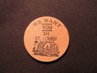 1979 St  Louis  Missouri Wooden Nickel Token - 88th A n a  Show Wood Nickel Coin