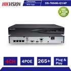 Hikvision 4ch Nvr Ds-7604ni-q1 4p System Kit Poe 180   Color ir 8mp Ip Camera Lot