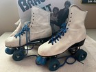 Braun Bilt Precision Size 9 Tan Suede Roller Skates Vintage Original Box