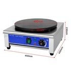 110v Single Crepe Maker Machine Electric Pancake Machine Non-stick Coating